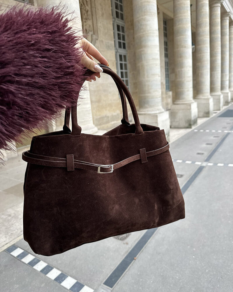 Bolsa Tote Grande Camurça Angelina