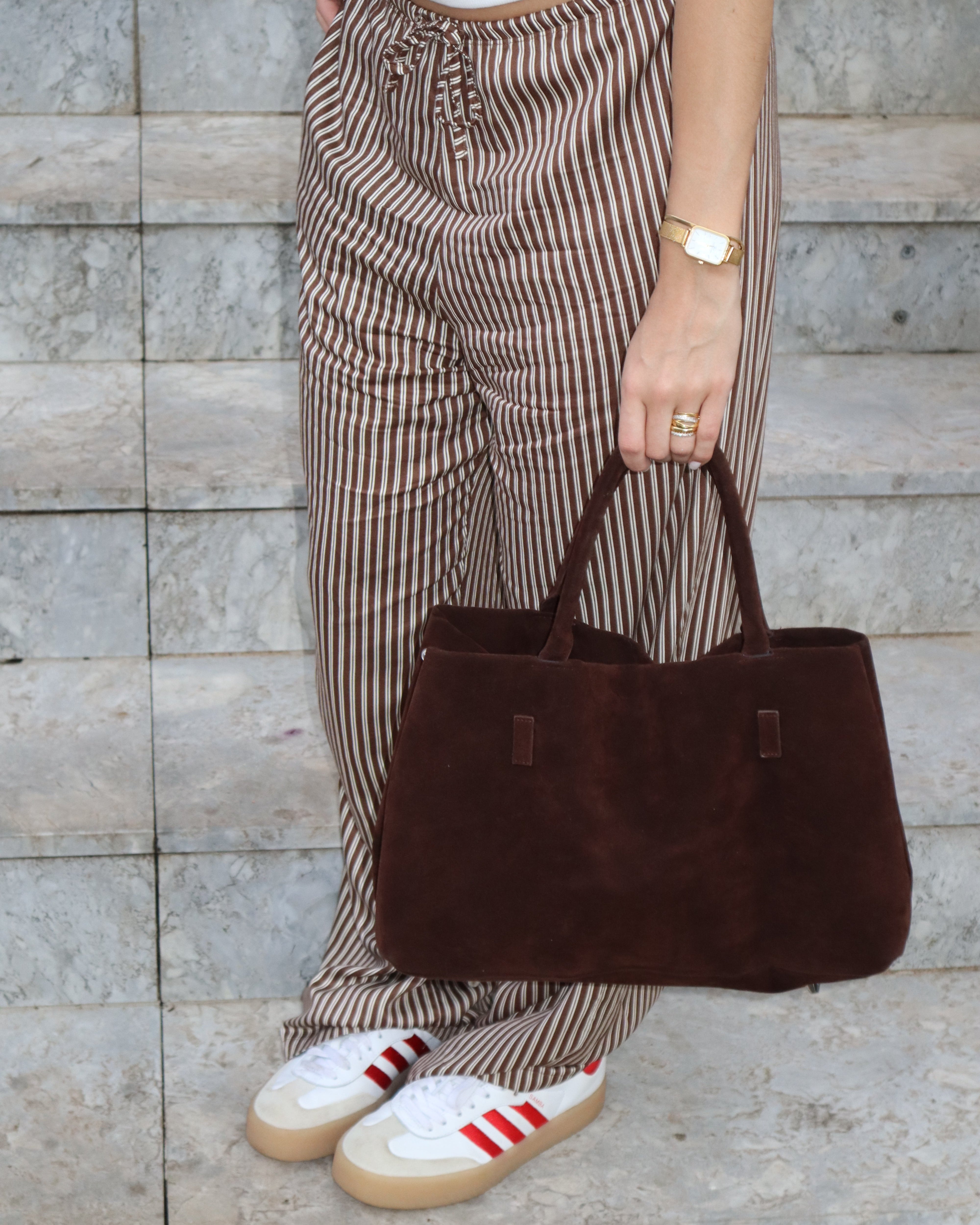 Bolsa Tote Grande Camurça Angelina