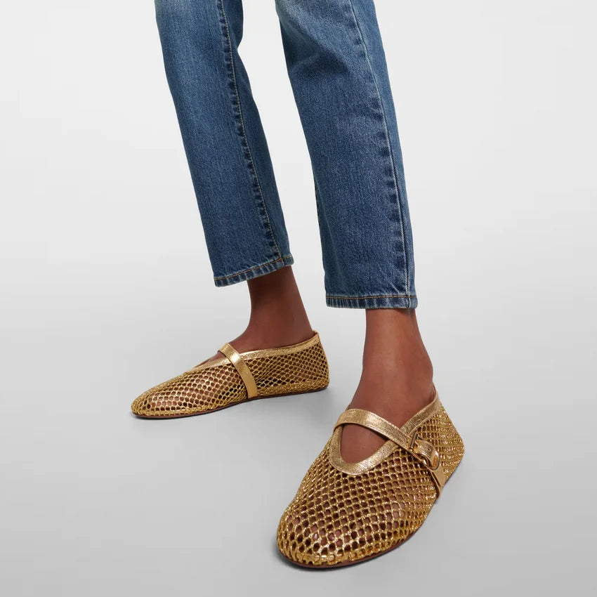 Sapatilha Rede com Fivela