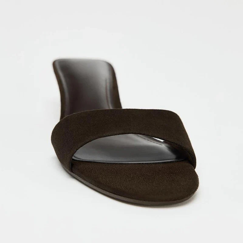 Sandália Tamanco Suede Oregon