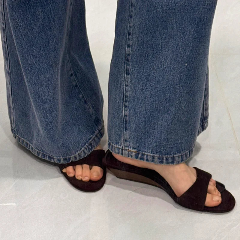 Sandália Tamanco Suede Oregon