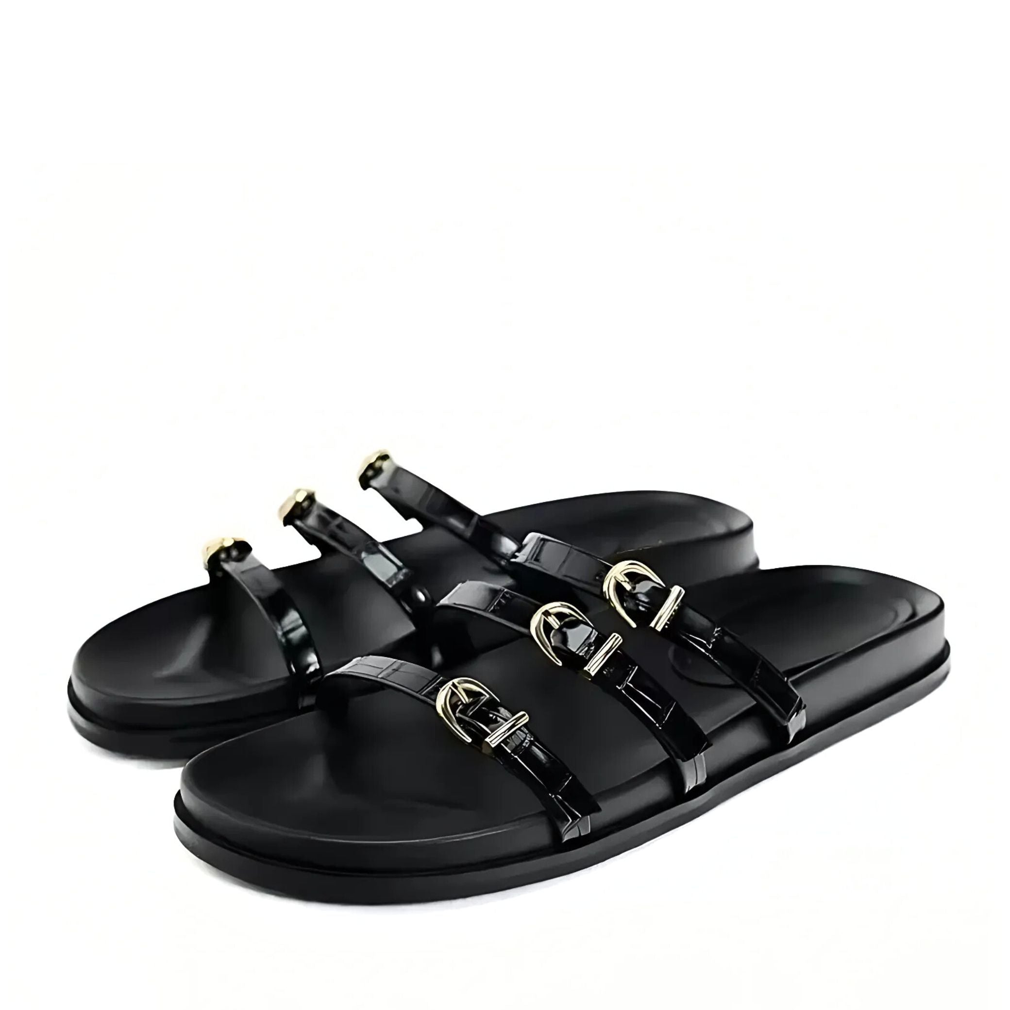 Sandalia Papete Tiras