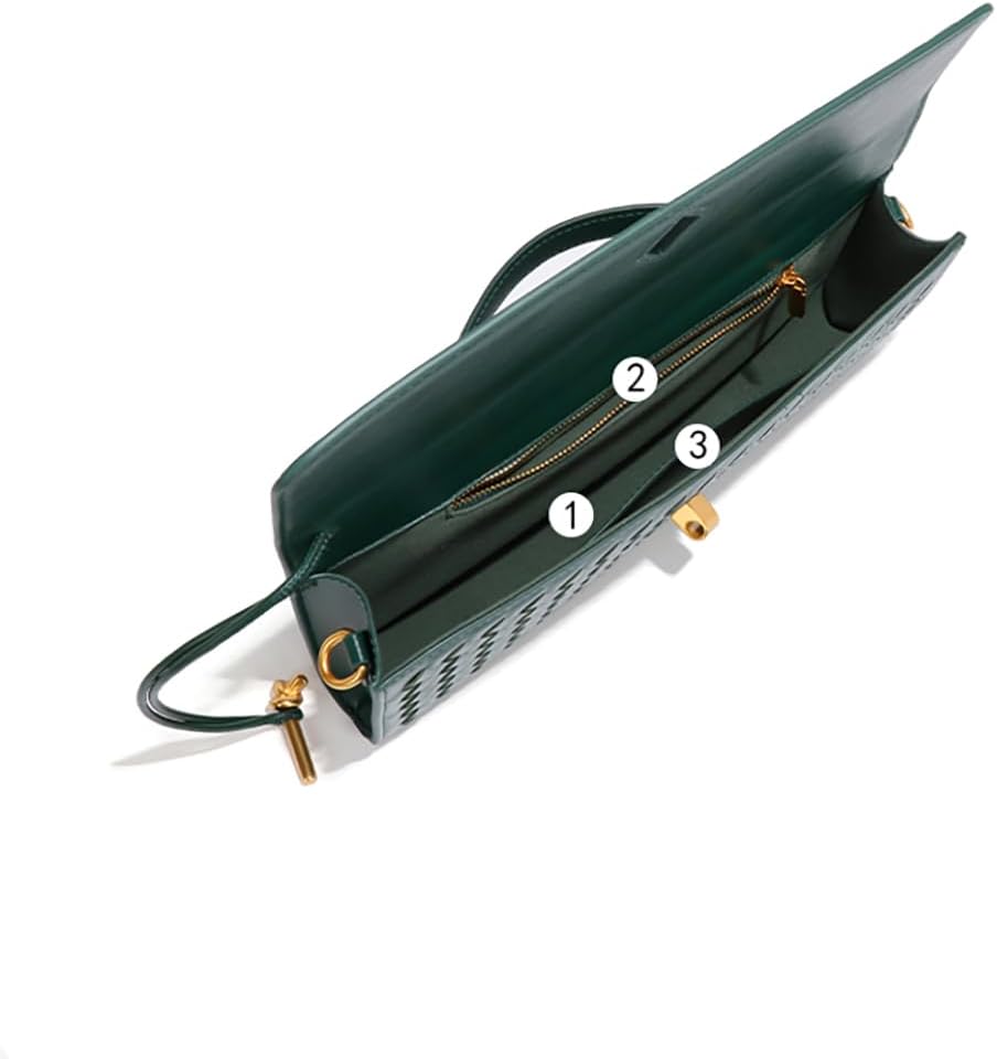 Bolsa Clutch Trançada Paige