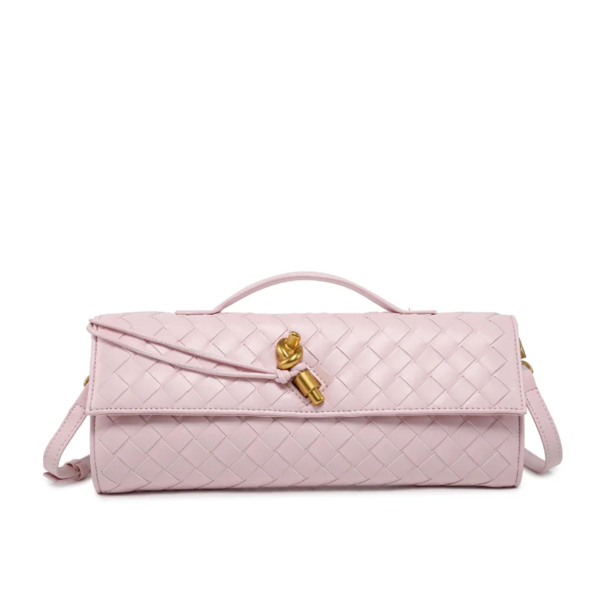Bolsa Clutch Trançada Paige