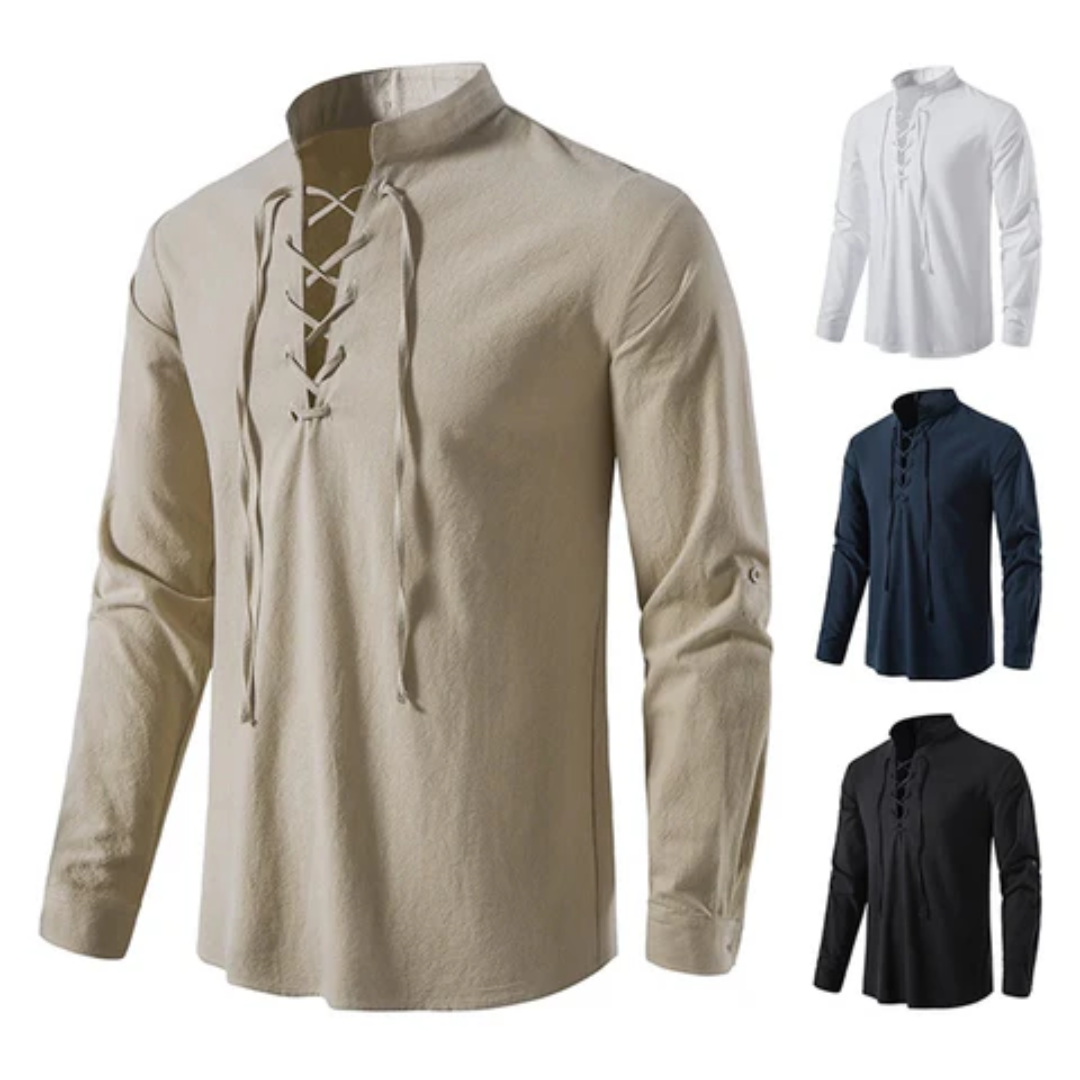 Camisa Masculina Linho Trançada