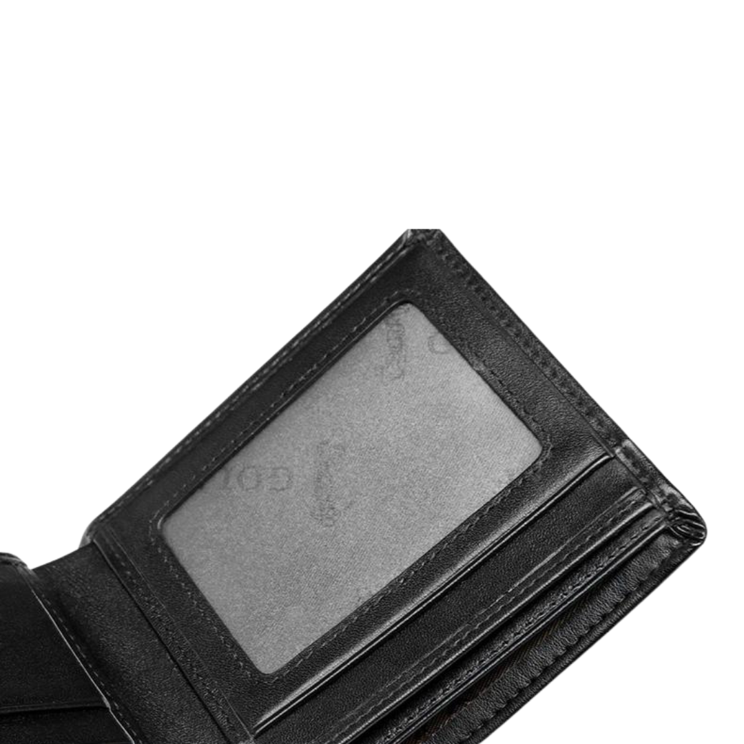 Carteira Masculina de Couro Golf