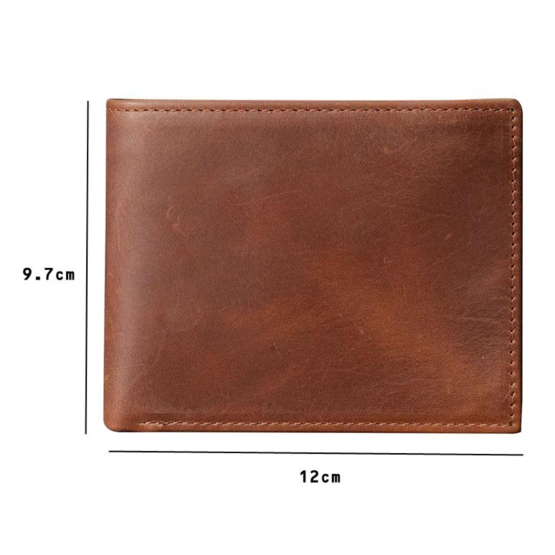Carteira de Bolso de Couro Cherry