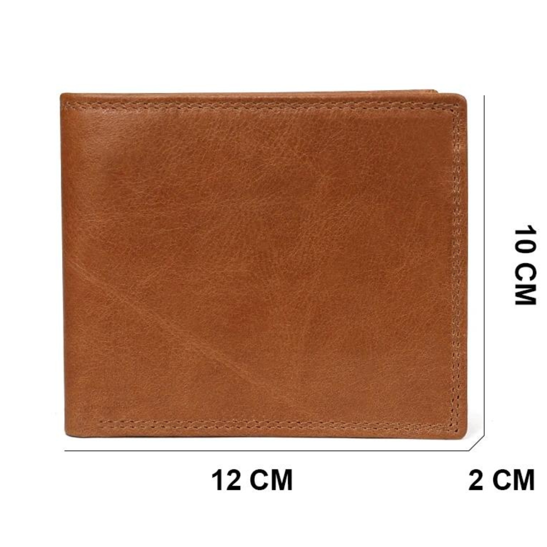 Carteira Masculina de Couro Minimal Dortmund