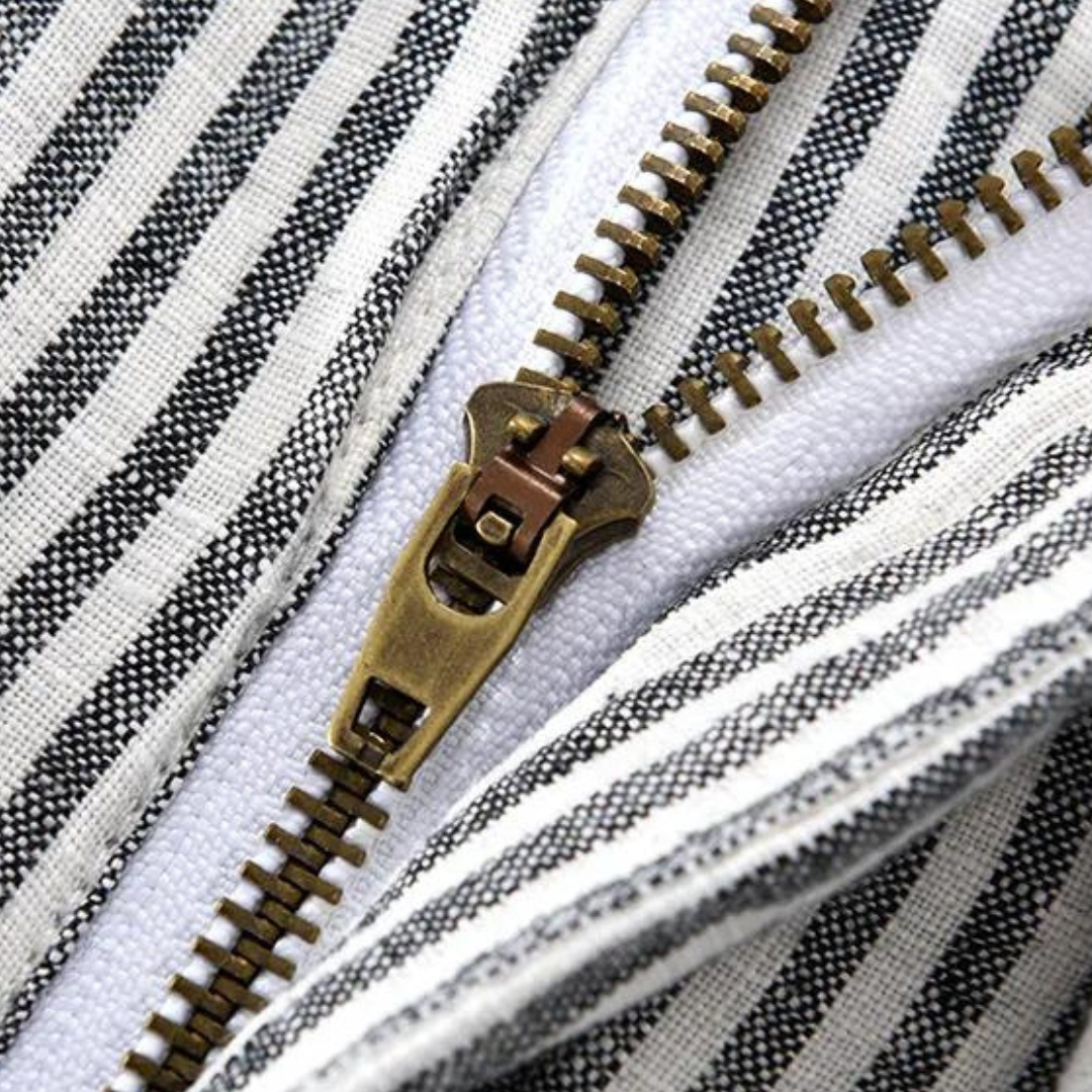 Short de Linho Listrado Strips Rafaello