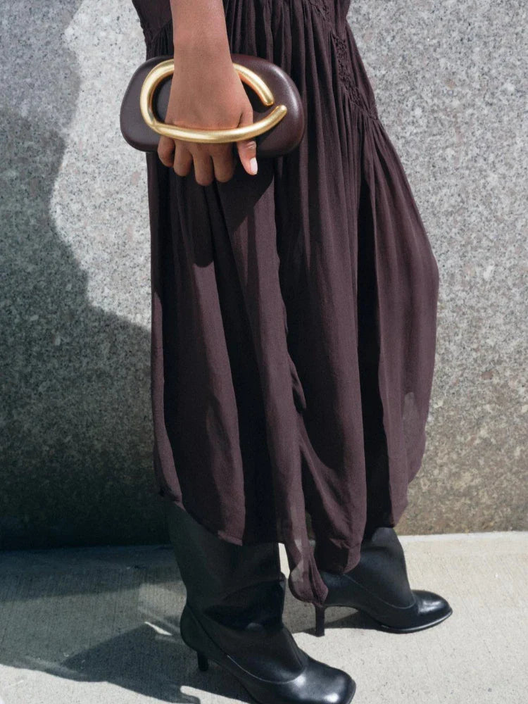 Bolsa Clutch Crossbody Organica Lea