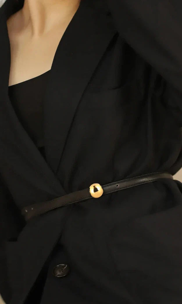 Cinto Couro Legítimo Bola