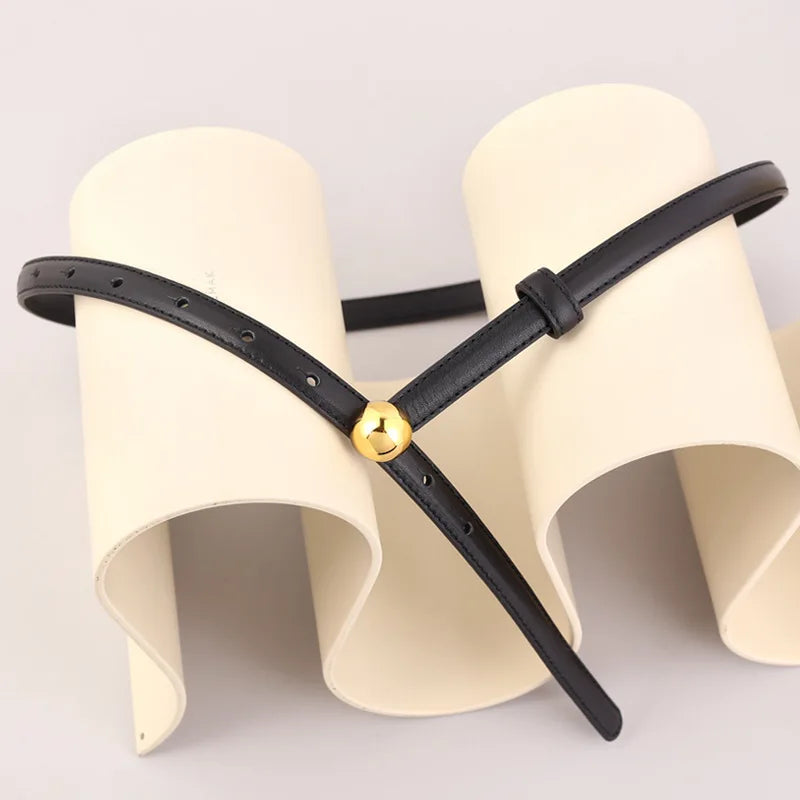 Cinto Couro Legítimo Bola