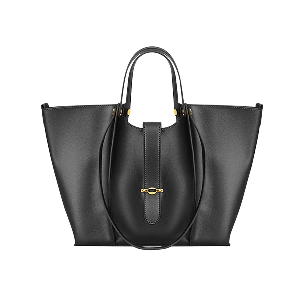 Bolsa Maxi Couro Legítimo Saad