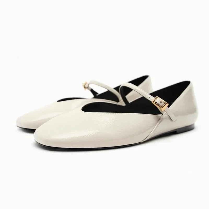 Sapatilha com Fivela Mary Jane