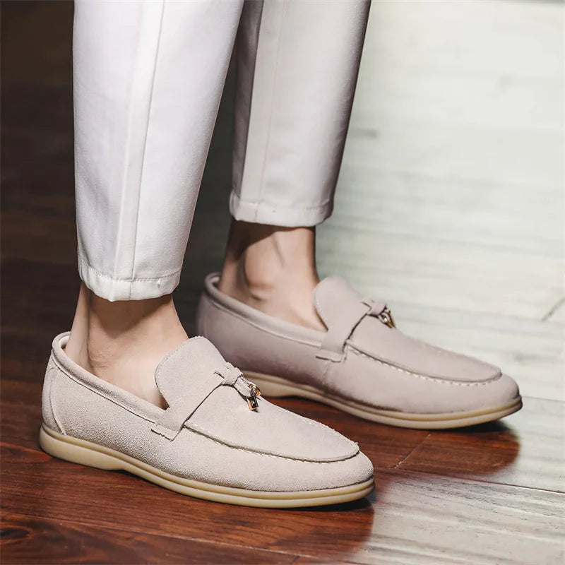 Mocassim Masculino de Camurça Milano