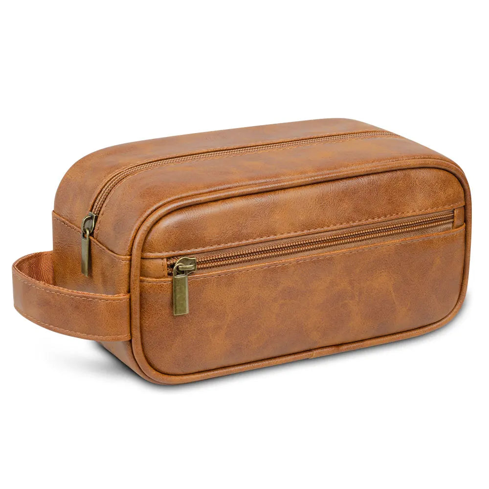 Necessaire Masculina de Couro Vintage