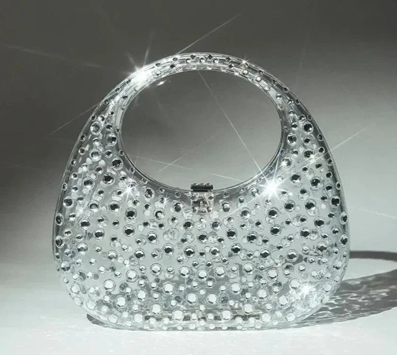 Bolsa de Mão Acrílico Cirstais Judy