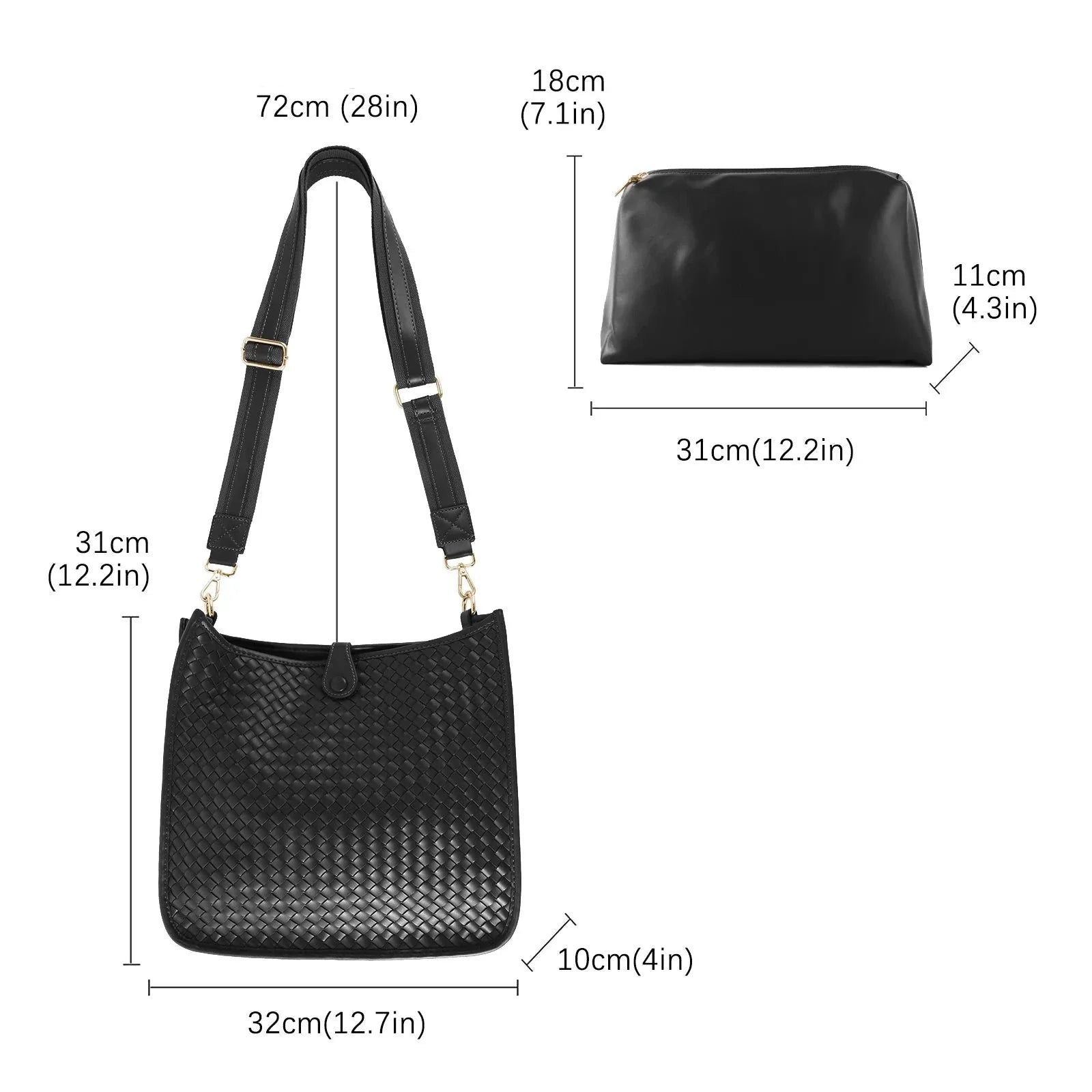 Bolsa Trançada Mensageiro Eduarda