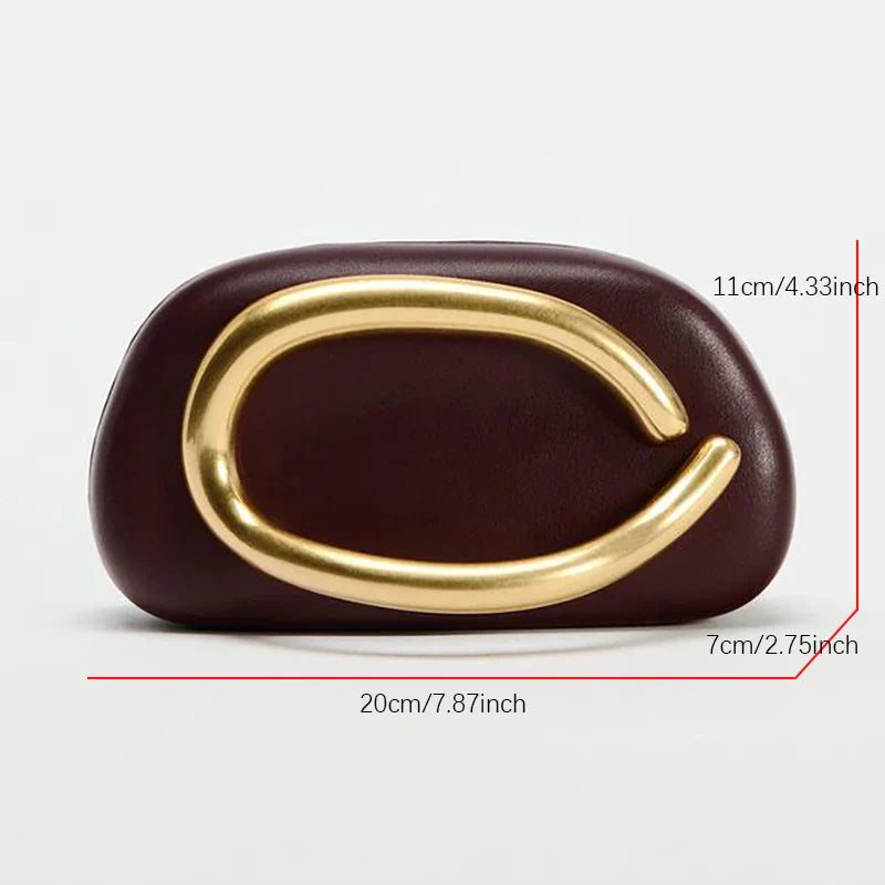 Bolsa Clutch Crossbody Organica Lea