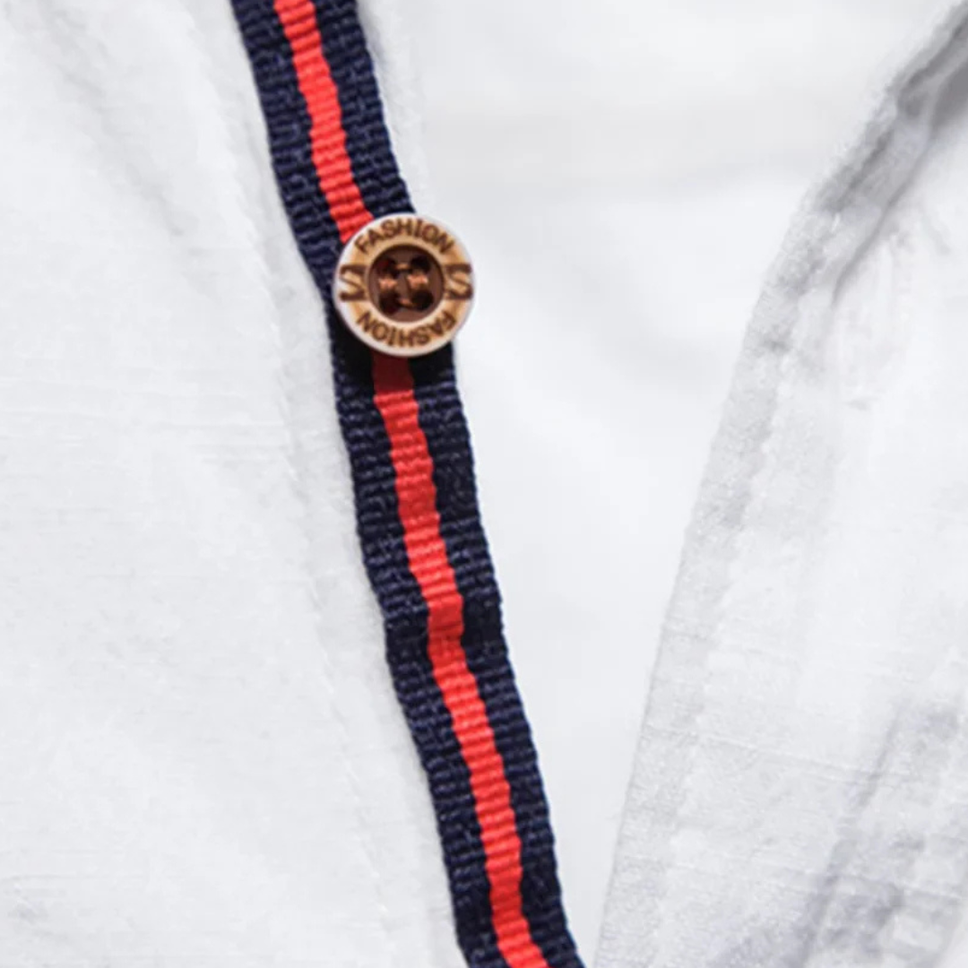 Camisa Social Slim Fit - Gola Mandarim