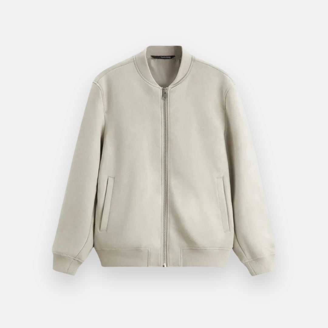 Jaqueta Baseball Suede